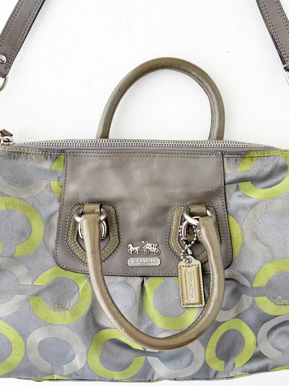 Coach Madison Sabrina Op Art Satchel