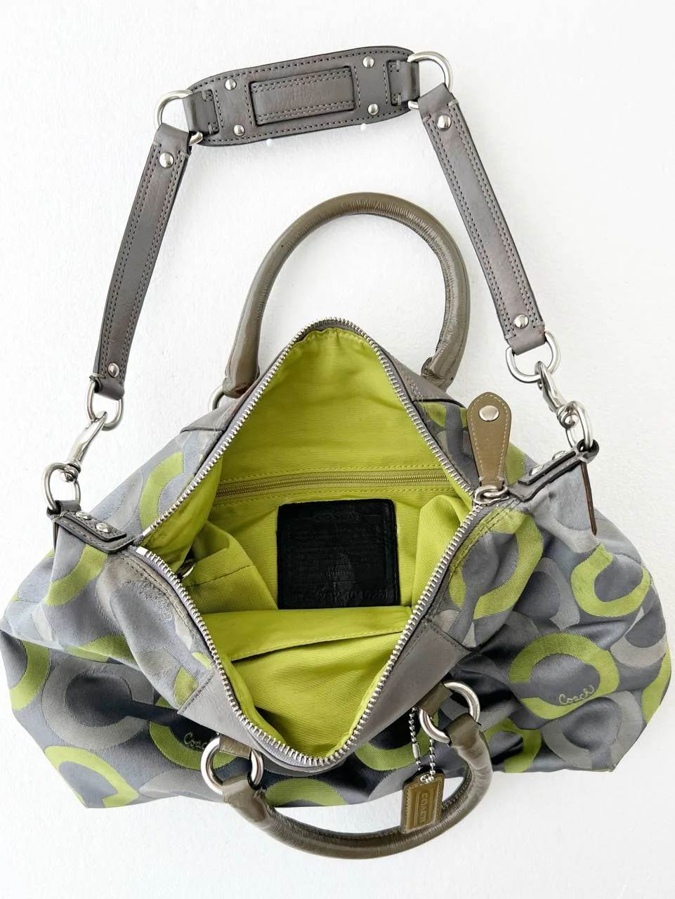 Coach Madison Sabrina Op Art Satchel